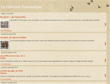 Tablet Screenshot of lalibrairiefantastique.com